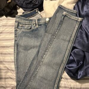 Skin jeans, light color…Long